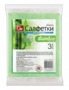 GRIFON салфетки из бамбука 3 штуки, 30 х 38см