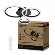 IN HOME Светильник светодиодный серии ELEGANT BLISS-B 60Вт 230В 3000-6500K 4700Лм 500х500х140мм c ДУ