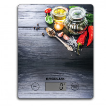 Весы кухонные электронные ERGOLUX ELX-SK02-С02 черные, 