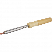 Паяльник электрический ОНЛАЙТ 90 222 OSE-Pes06-60W-CP (дерево, клин прямой)