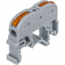 Клемма  монтажная Navigator 14 224 NTC-R-1x1-2-B5 (5шт/упак) модель СК проходная на дин рейку
