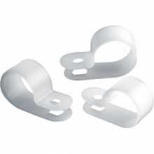 Скоба нейлоновая NAVIGATOR 95 717 NCС-09-100-WH (100 шт/упак)