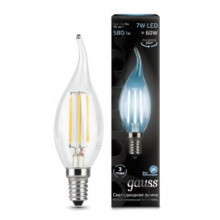 Лампа Gauss LED Filament Candle tailed E14 7W 4100K