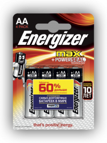Батарейка ENERGIZER LR6 MAX 4BL