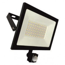 Прожектор LEEK LE FL LED IR 50W BLACK IP65 холодный белый, с сенсором