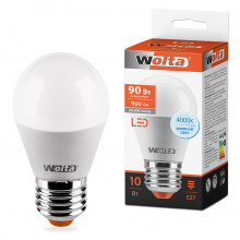 WOLTA лампа LED G45 10Вт 900лм Е27 4000К   1/50