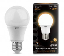 Лампа Gauss LED A60 E27 7W 2700K