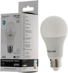 Лампа GAUSS LED Elementary A60 20W E27 4000K