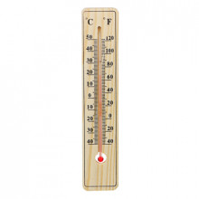 INBLOOM Термометр деревянный Классик малый, блистер, 20х4см