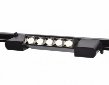 Трековый однофазный светодиодный светильник AMBRELLA GL6688 BK черный LED 6W 4200K 24°