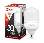 IN HOME Лампа светодиодная LED-HP-PRO 30Вт 230В Е27 6500К 2700Лм