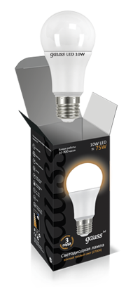 Лампа GAUSS LED Globe 10W E27 2700K