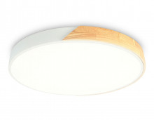 Светильник AMBRELLA FZ1301 WH/LW белый/светлое дерево 45W 5000K D500*50 (без ПДУ)