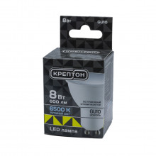 Лампа КРЕПТОН LED GU10 8W 6500K