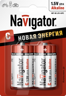 Батарейка NAVIGATOR 94 754 NBT-NE-LR14-BP2