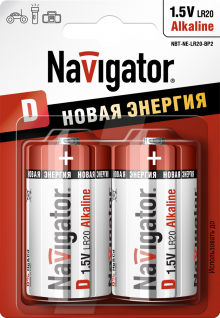 Батарейка NAVIGATOR 94 755 NBT-NE-LR20-BP2