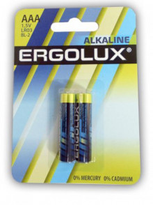 Батарейка ERGOLUX LR03 BL-2
