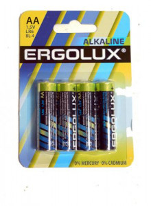 Батарейка ERGOLUX LR6 BL-4