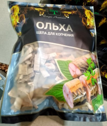 Щепа для копчения Сады Алтая Ольха пакет 1 л