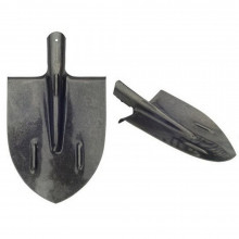 Лопата штыковая остроконечная Из рельсовой стали (вес 700-720 гр) К2