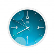 Часы настенные IRIT-653 25 см. пластик, стекло