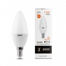 Лампа GAUSS LED Elementary Candle 12W 880lm E14 3000K