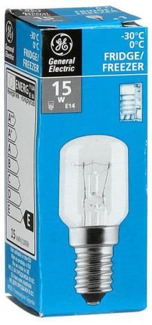Лампа Ge P1 /25w /cl /e14 (для холодильника)