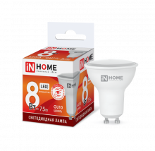 IN HOME Лампа светодиодная LED-JCDRC-VC 8Вт 230В GU10 6500К 720Лм