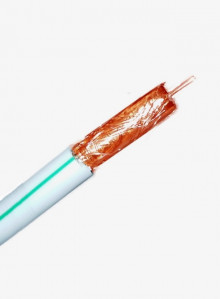 Кабель коаксиальный LEEK SAT 703B, CU/CU, (75 Ом)  LE (бухта 100м)