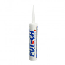 Герметик силиконовый PUTECH 280мл. санитарный белый