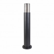 Свет-к садовый LED LEEK GL7 E27х1 напольный черный/дымчатый серый 60 см (10)