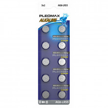 Батарейки Pleomax AG8 (391) LR1120, LR55 Button Cell (100/1000)