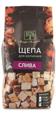 Щепа для копчения Сады Алтая Слива ц/б пакет 2 л
