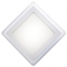 Свет-к LED LEEK встраиваемый квадрат 2BCLS 16W 3/6K (20 (голубое свечение)