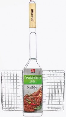 GRIFON Решетка СЕКЦИОННАЯ 22 х 34 х 3 см, сталь 1,5 мм /24/1