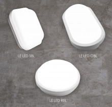 Свет-к LED LEEK герметичный OBL WH 10W овал 3000/4000/6500K (до 100 градусов)