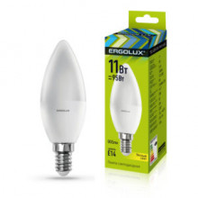 Лампа ERGOLUX LED-C35-11W-E14-3K (11Вт E14 3000K 172-265В)