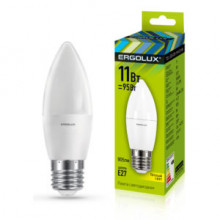 Лампа ERGOLUX LED-C35-11W-E27-3K (11Вт E27 3000K 172-265В)