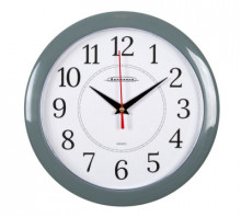 Часы настенные ВОЛЖАНКА ЧН-293 серый, 24,5 см
