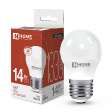 IN HOME Лампа светодиодная LED-ШАР-VC 14Вт E27 4000K 1330Лм