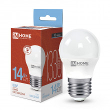 IN HOME Лампа светодиодная LED-ШАР-VC 14Вт E27 6500K 1330Лм