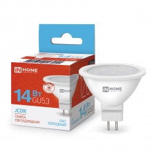 IN HOME Лампа светодиодная LED-JCDR-VC 14Вт GU5.3 6500K 1260Лм