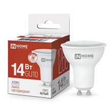 IN HOME Лампа светодиодная LED-JCDRC-VC 14Вт GU10 4000K 1260Лм