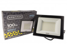 Прожектор КРЕПТОН LED 100W IP65 черный 6500K