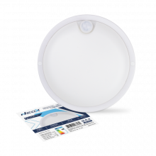 NEOX Светильник СПП ИД-1065-КРУГ 10Вт 6500К 900Лм с инфракрасн датчиком IP65 140мм