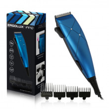 Машинка для стрижки волос ERGOLUX ELX-HC05-C45 черный с синим PRO (15Вт, 220-240В)