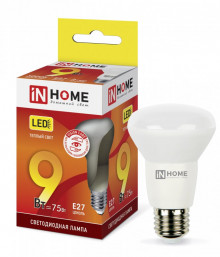 IN HOME Лампа светодиодная LED-R63-VC 9Вт 230В Е27 3000К 810Лм