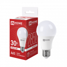IN HOME Лампа светодиодная LED-A65-VC 30Вт 230В Е27 4000К 2850Лм