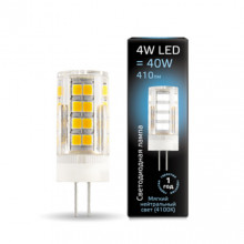 Лампа GAUSS LED G4 AC185-265V 4W 4100K керамика