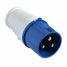 TDM вилка 013 2Р+РЕ 16А 220В IP44